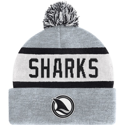 Fanatics pánska zimná čiapka San Jose Sharks Biscuit Knit Skull
