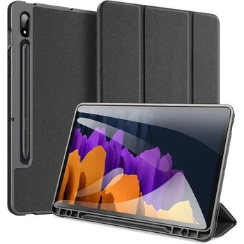 Dux Ducis Калъф за таблет Dux Ducis Domo за Samsung Galaxy Tab S8 Plus, S7 Plus 2020, S7 FE 12, 4 инча, X800/X806, T730/T733/T736/T970 / T975 / T976, Черен (KK-SAM-S7-T970--DD-b)