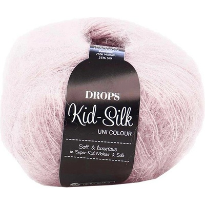 Drops Kid-Silk 63 pudrová růžová