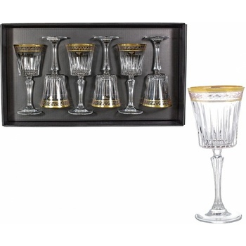 BOHEMIA PRESTIGE BOHEMIA PRESTIGE DORATO POHÁR NA VÍNO 6 x 300 ml