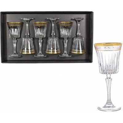 BOHEMIA PRESTIGE BOHEMIA PRESTIGE DORATO POHÁR NA VÍNO 6 x 300 ml