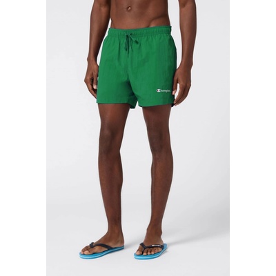 Champion pánske plážové šortky Beach Shorts 219979 GS130 zelené