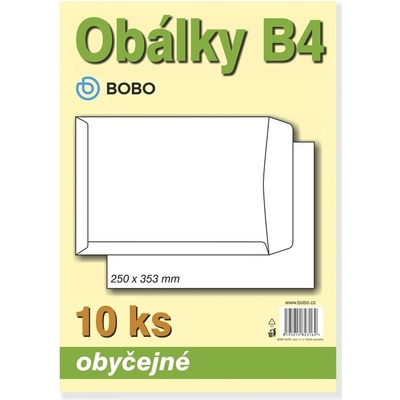 Obálky B4 obyčejné (bal.10ks)