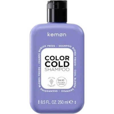 Kemon Color Cold Shampoo tónovací šampon pro neutralizaci žlutých tónů 250 ml