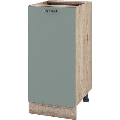ИРИМ Долен кухненски шкаф Сити АРФ-Олив мат-11-21 40 см