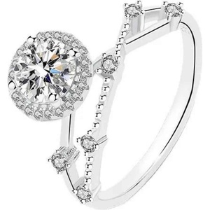 Silenti Jewelry Сребърен пръстен "Съвест" - 6 - 52мм (16.6мм диам. )