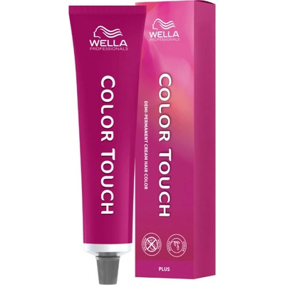 Wella Professionals Color Touch Plus barva bez amoniaku 55/07 Intense Light Brown/Natural Brown 60 ml