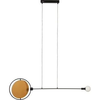 Zuiver LED затъмняващо се висящо осветително тяло в цвят жълта охра и черно Sirius - Zuiver (5500644)