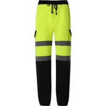 Yoko Reflexní pracovní tepláky HV016T Hi-Vis Yellow