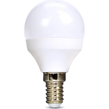 Solight LED žiarovka , miniglobe, 6W, E14, 6000K, 450lm