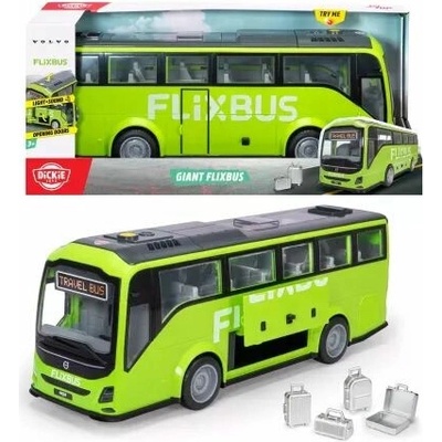 Simba Dickie: Velký autobus Flixbus se zvuky a otevíracími dveřmi – 54 cm