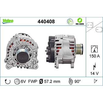 Alternátor VALEO 440408