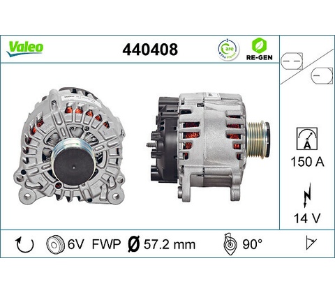 Alternátor VALEO 440408