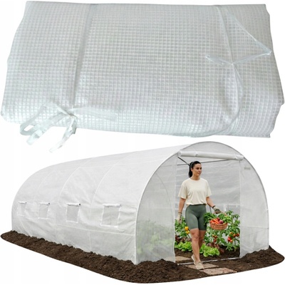 GardenLine Fóliovník / Tunel 4-segmentový biely 6x3x2 m