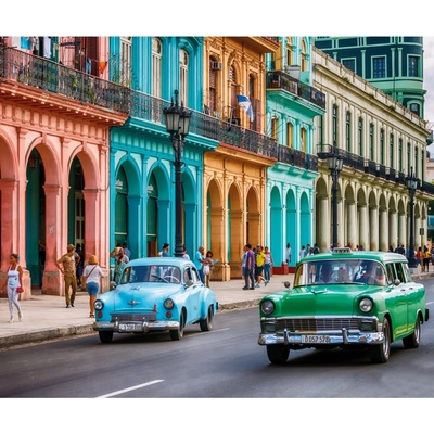 Komar Vliesová fototapeta Cuba rozměry 300 x 250 cm