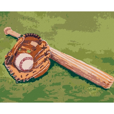 Zuty Malování podle čísel BASEBALL
