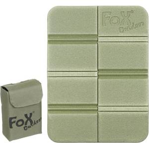 Fox Outdoor FoxOutdoor термоподложка за седалка, сгъваема, с джоб Molle, маслина (31788B)