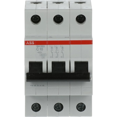 ABB АВТ. ПРЕДПАЗИТЕЛ 3p sh203-c10 (m518015)