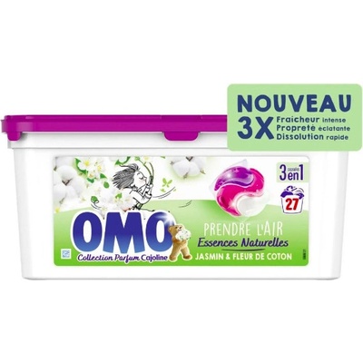 Omo 3in1 Universale Jasmin & Fleur Coton prací kapsle 27 PD