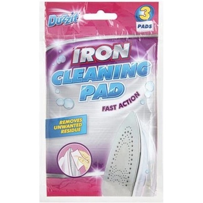 Duzzit Iron Cleaning Pads čistící ubrousky na žehličku 3 ks