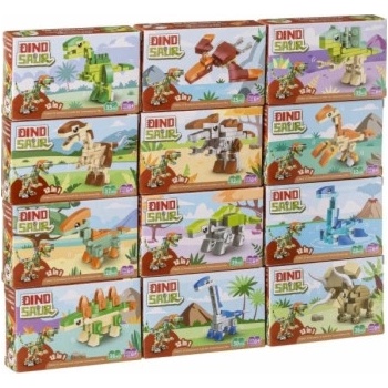 L-W Toys Set kostek Dinosaurus 12 v 1