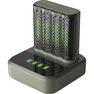 GP M452 Dockingstation nabíjačka na okrúhle akumulátory NiMH micro (AAA), mignon (AA); GPRCKCHM452D440