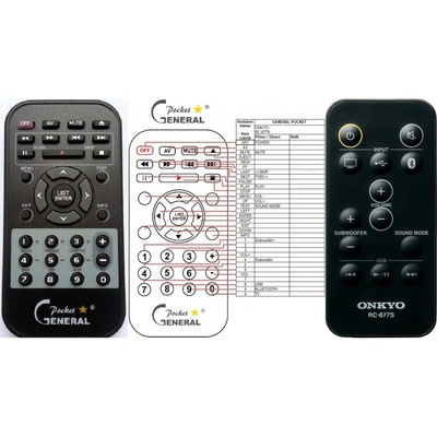 Nouveau RC877S Télécommande de Remplacement RC-877S Télécommande pour Onkyo RC-877S RC877S RC877 LS-B50 LS-T10 RC-858S Remote Controller