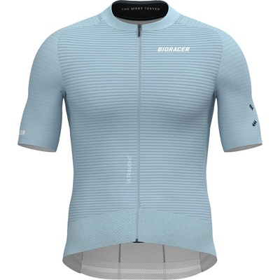 Bioracer Мъжка фланелка с къс ръкав за колоездене Bioracer Epic Ultralight Jersey Cycling jersey - Icy Blue (056-4262-0213)