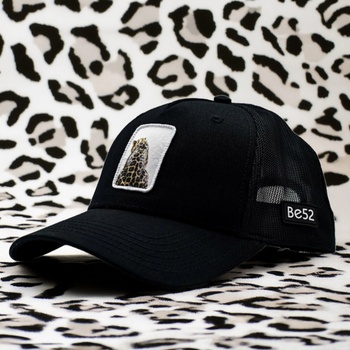 Be52 Leopard шапка с козирка premium черна Be52 | Cheren | МЪЖЕ | ЕДИН РАЗМЕР