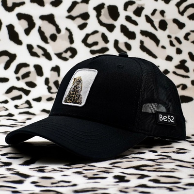 Be52 Leopard шапка с козирка premium черна Be52 | Cheren | МЪЖЕ | ЕДИН РАЗМЕР