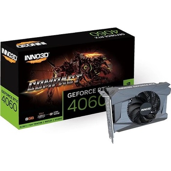 Inno3D GeForce RTX 4060 Compact 8GB GDDR6 N40601-08D6-173050N