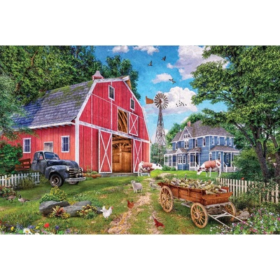 EUROGRAPHICS - Puzzle Family Farm 550 TIN - 550 piese