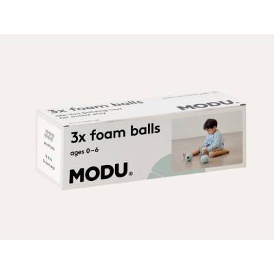 MODU bloky gule 3 ks mint/zelená