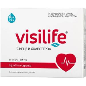 Vitaslim Innove Visilife Сърце и холестерол, 500 mg, 30 капсули, Vitaslim Innove (031)