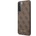 GUESS 4G Charms Collection Hard Case - дизайнерски кожен кейс за Samsung Galaxy S21 Plus (кафяв)