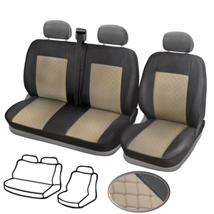  Тапицерия за бус, черно с бежово Premium SS 2+1