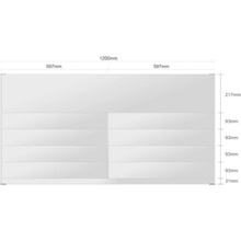 Triline Dir108/BL DeSign Classic kombi. tabuľa 1200 x 620 mm