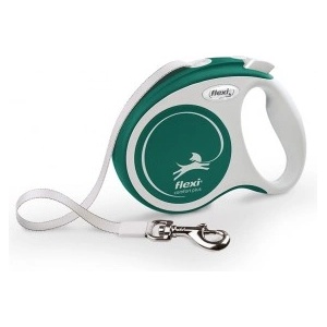 flexi Автоматичен повод Flexi COMFORT PLUS XS ЛЕНТА - Зелен, 3 м за кучета до 12 кг NOBBY Germany 04572