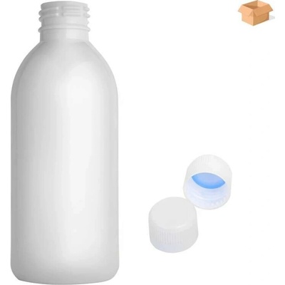 Tera plastová lahvička bílá s bílým uzávěrem 250 ml 180 ks