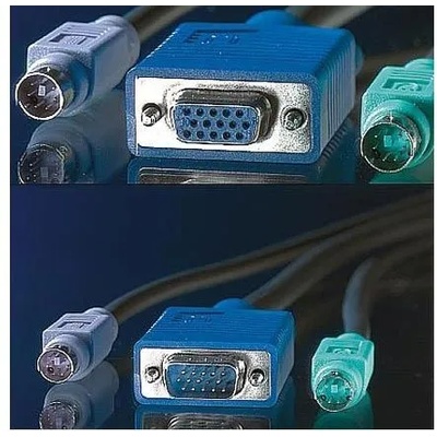 Roline Cable KVM 1xHD15M/F, 2xPS2M/M, 3m, Roline 11.01. 5463 (11.01.5463)