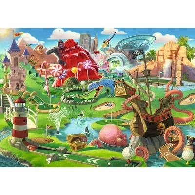 RAVENSBURGER Minigolfový ráj XXL 500 dílků