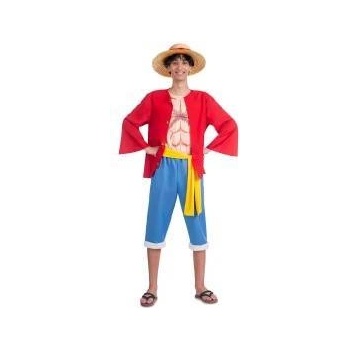 One Piece Маскировъчен костюм за възрастни One Piece Luffy (5 Части) Размер L