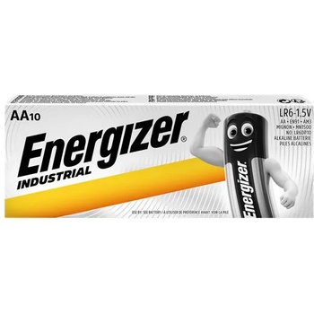 Energizer Батерии aa молив, 10 бр. , energizer "Алкални индустриални" e300638701 (7638900361056)