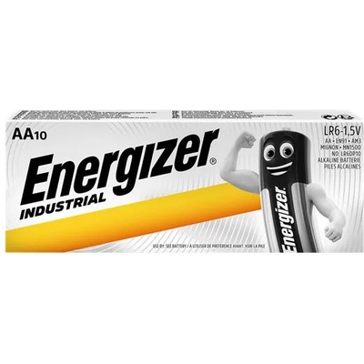 Energizer Батерии aa молив, 10 бр. , energizer "Алкални индустриални" e300638701 (7638900361056)