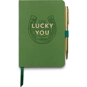 Designworks Тефтер с химикалка Vintage Sass Notebook with Pen Lucky You, C6