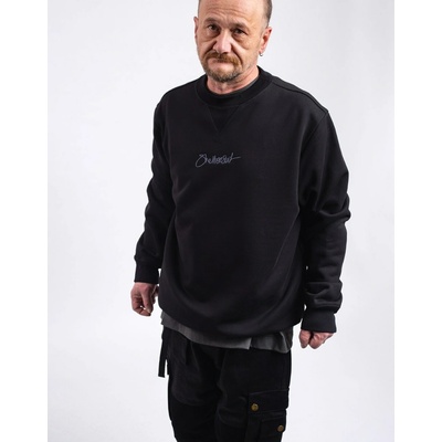 One Of XX Sheltersuit Logo Crewneck Sweat Black