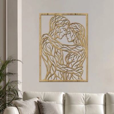 dřevo života Dřevěný obraz MY Rozměry (cm): 43x60, Zvolte barvu dekoru: Dub zlatý