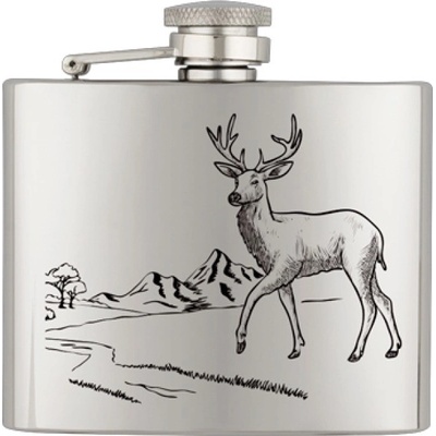 Ploskačka nerezová BARBARIC Jeleň copy 120 ml