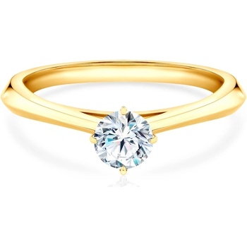 SAVICKI Годежен пръстен The Light: злато, лабораторен диамант