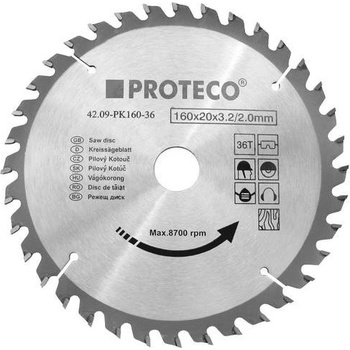 Proteco Kotouč pilový SK 160x2.2x20 48z PK160-48